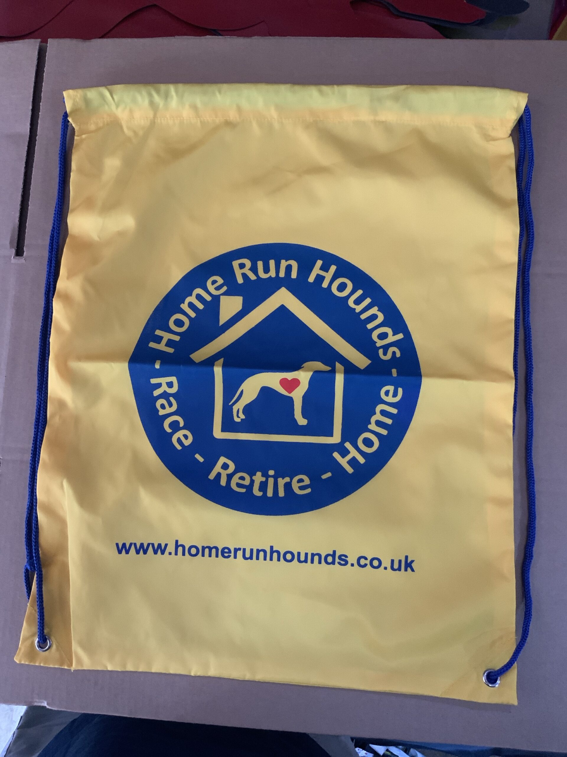 HRH Branded drawstring bags