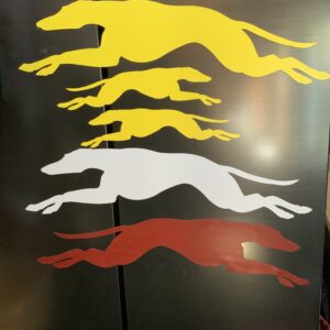 Car/Fridge greyhound magnets