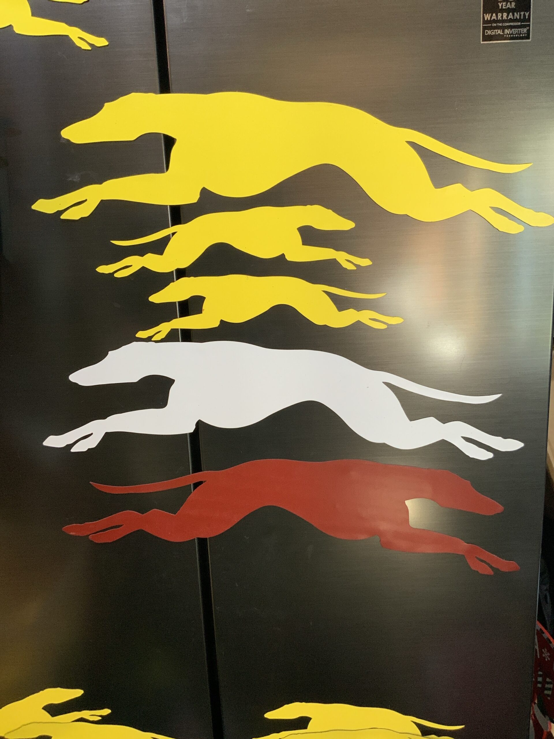 Car/Fridge greyhound magnets