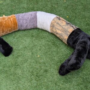 Hammy dog toy/bed bolster